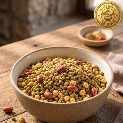 Moong-Chana Crunch Mix Gujarati snack